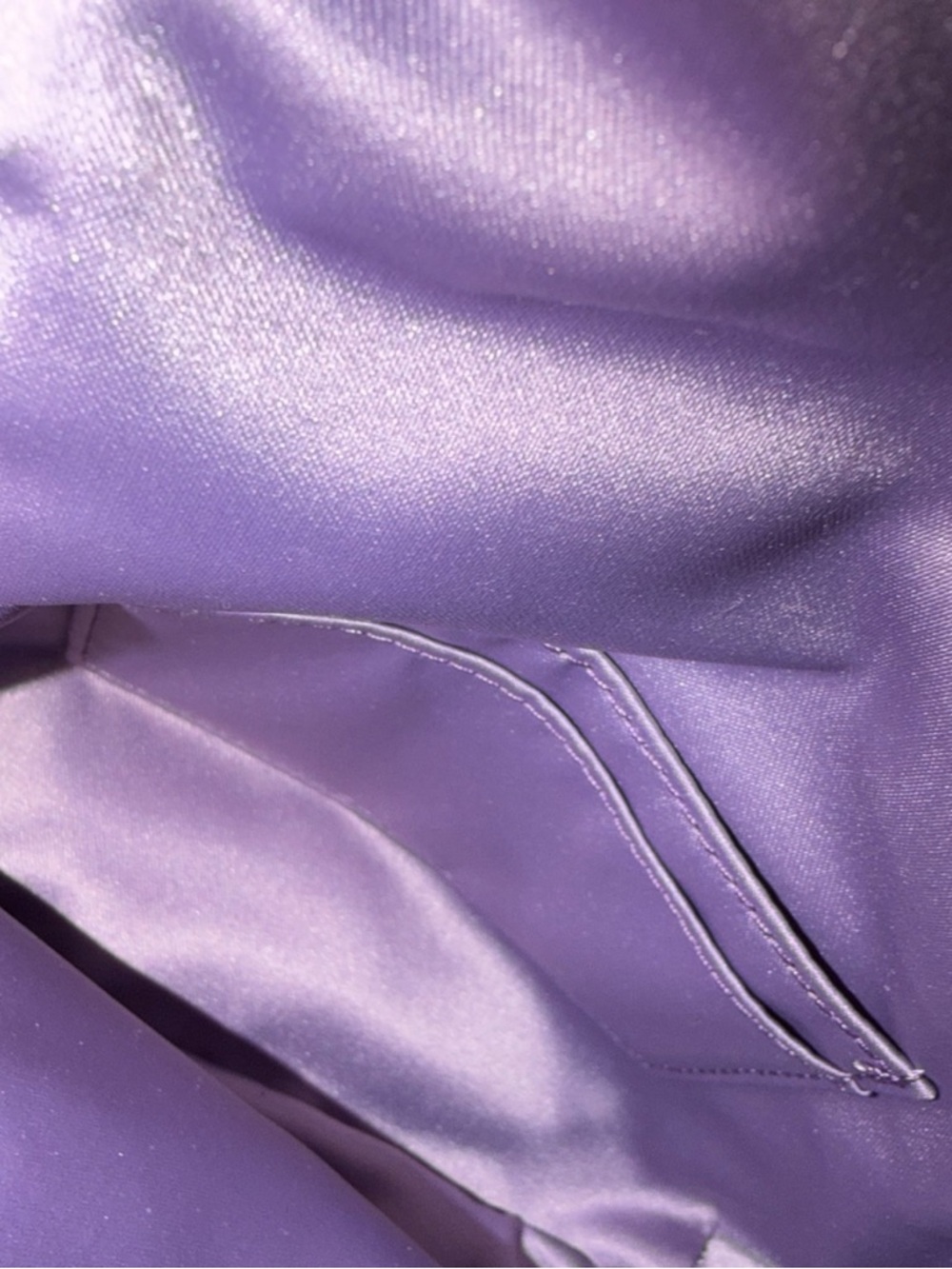 Coach Purple Satin Clutch/Wristlet - Picture 9 of 11
